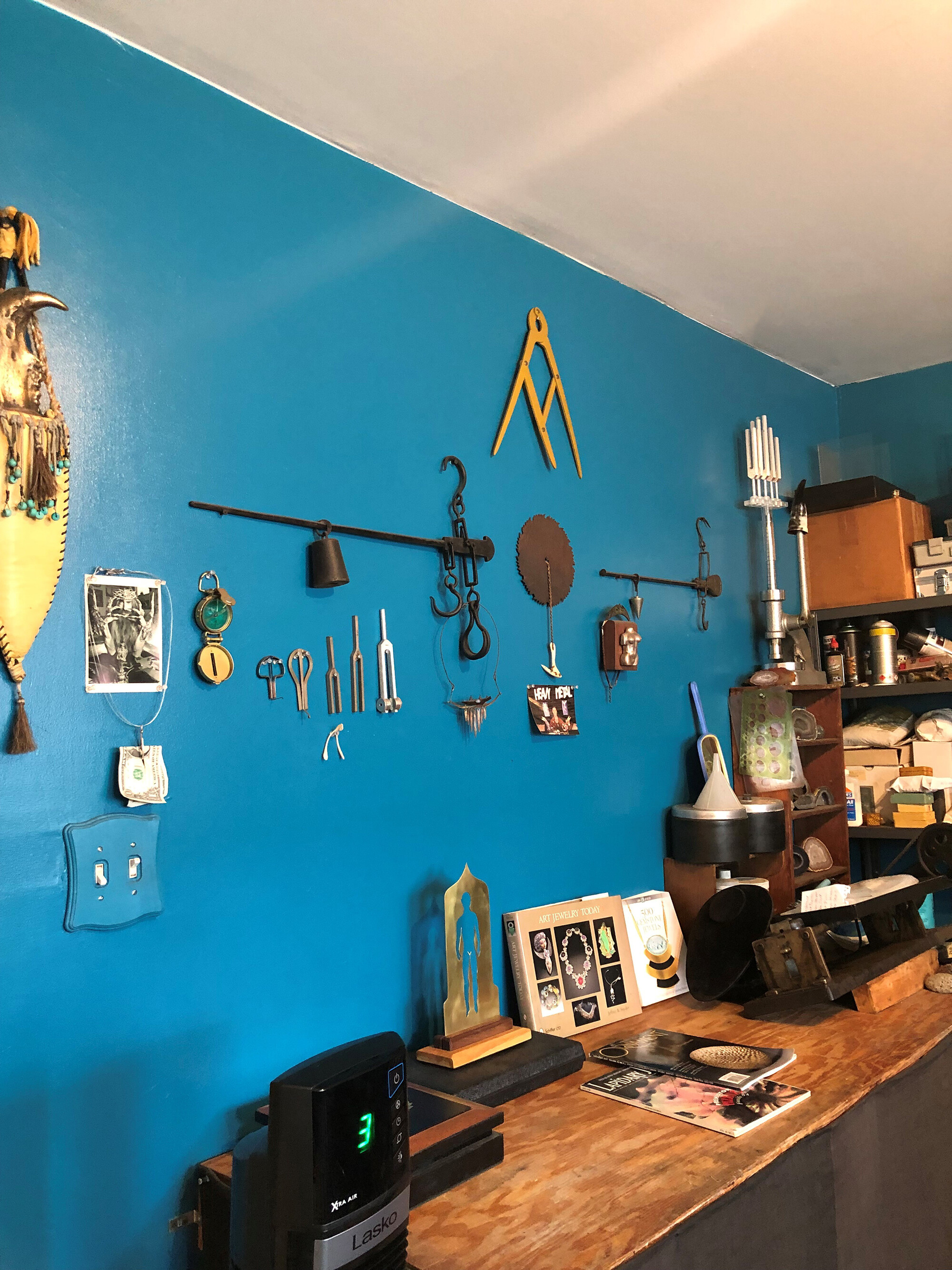 Michael Manthey's home studio in Grays Ferry, Philadelphia, PA